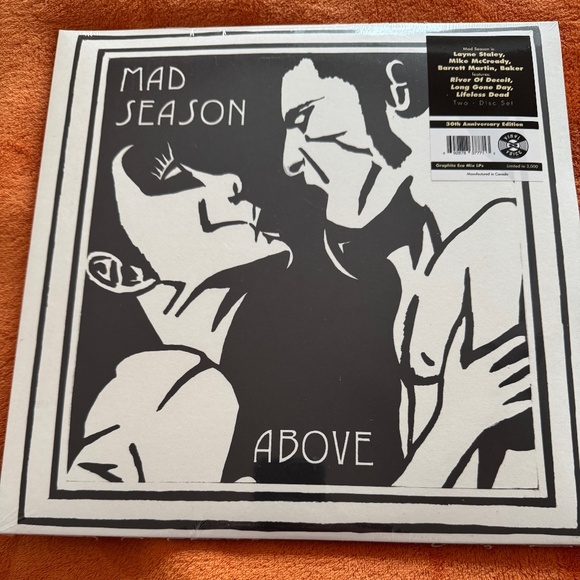 Mad Season Above Vinyl 2025 30th Anniversary Graphite Limited Edition of 3000 - Picture 1 of 2
